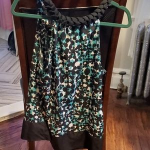 Printed Banana Republic blouse